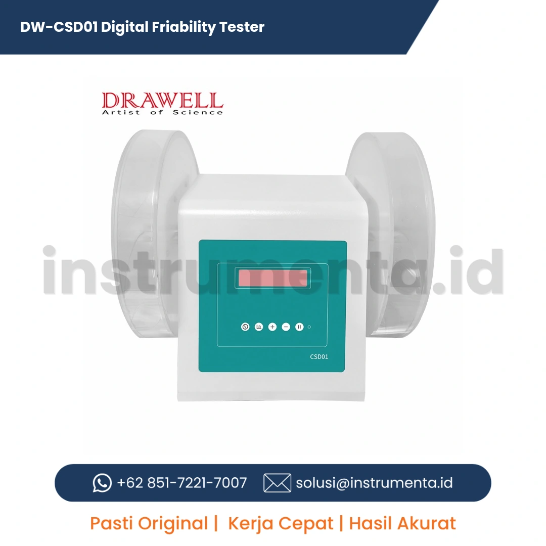 Jual DW-CSD01 Digital Friability Tester Distributor Resmi Alat Uji Keregasan Tablet Farmasi